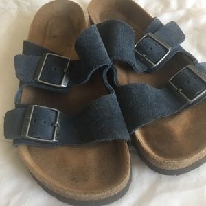 Birkenstock Arizona Softbed Navy Suede